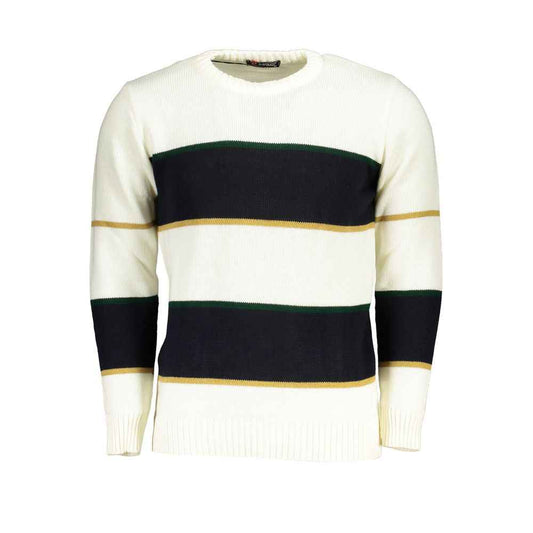 White Acrylic Men Sweater
