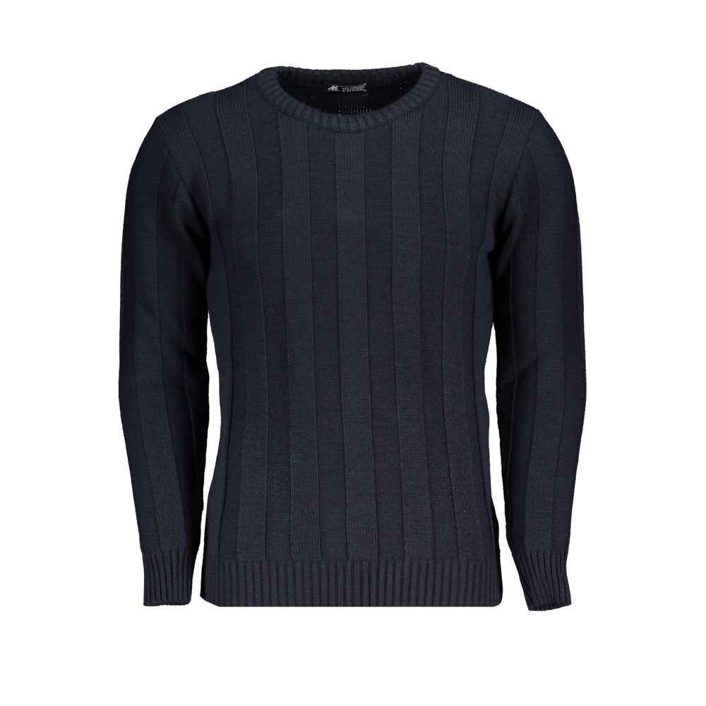 Blu Acrylic Men Sweater