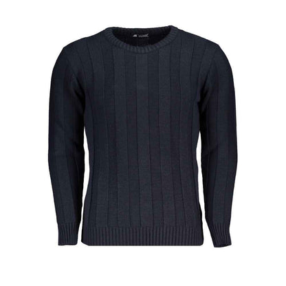 Blu Acrylic Men Sweater