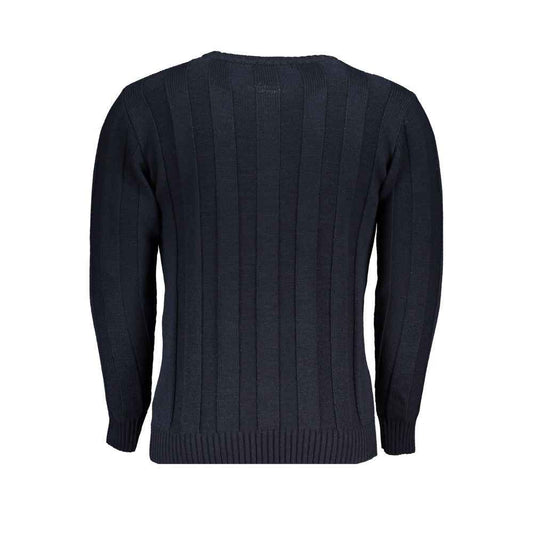 Blu Acrylic Men Sweater