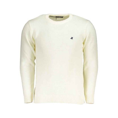 White Acrylic Men Sweater