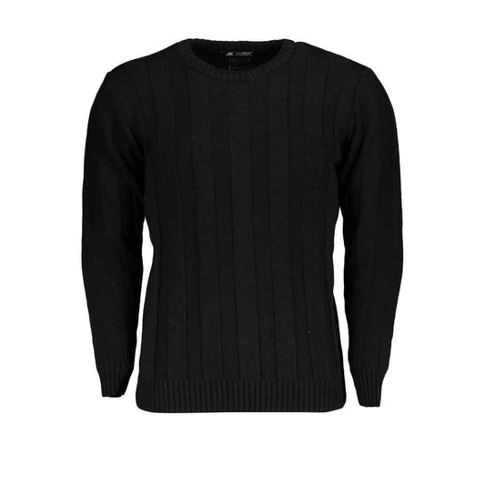 Black Acrylic Men's Sweater