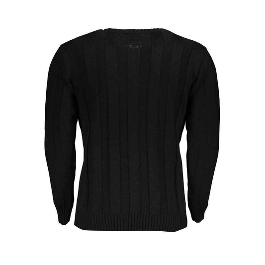 Black Acrylic Men's Sweater