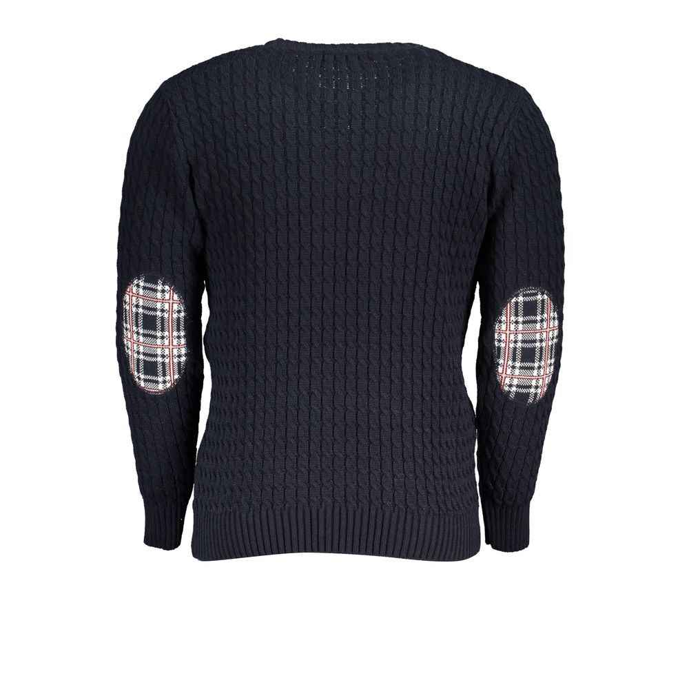 Blu Acrylic Mens Sweater