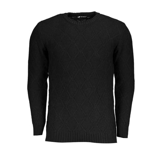 Black Acrylic Men's Sweater