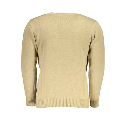Beige Fabric Sweatshirt