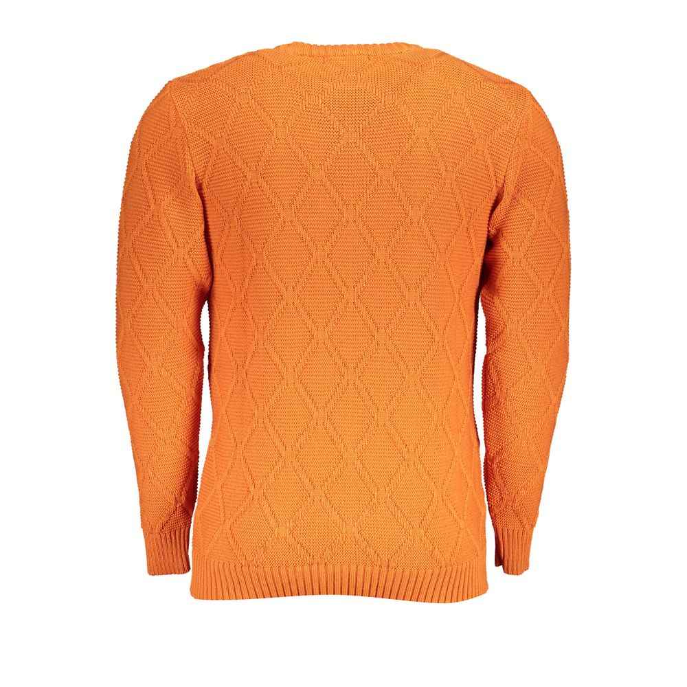 Orange Fabric Sweatshirt