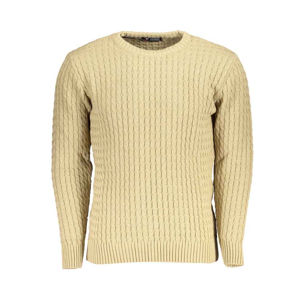Beige Fabric Sweatshirt