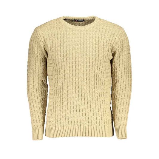 Beige Fabric Sweatshirt