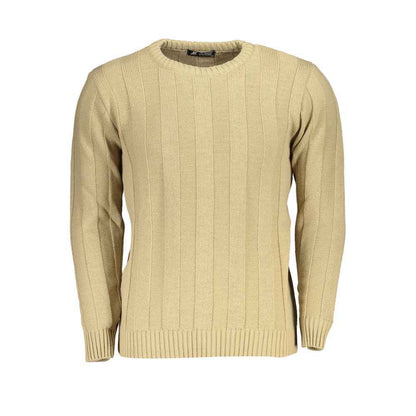 Beige Fabric Sweatshirt