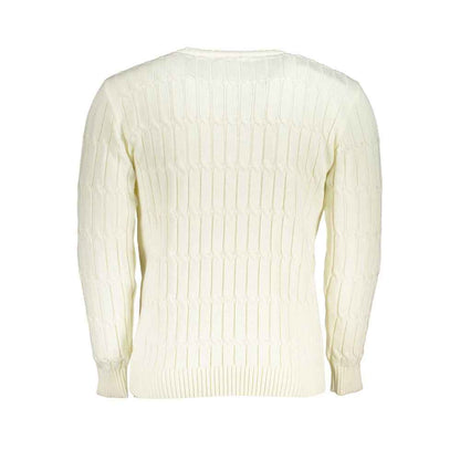 White Fabric Sweatshirt