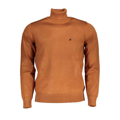 Brown Nylon Turtleneck