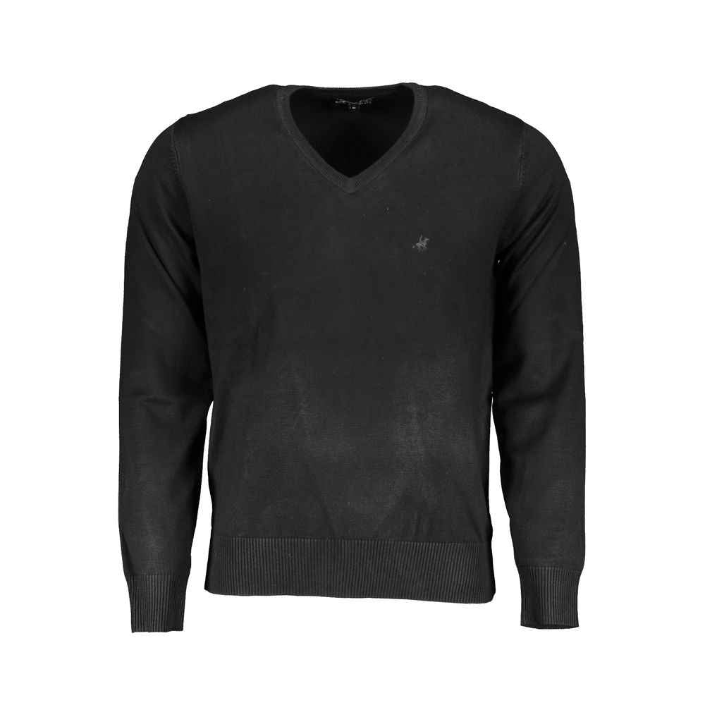 Nero Viscosa Uomo Maglia