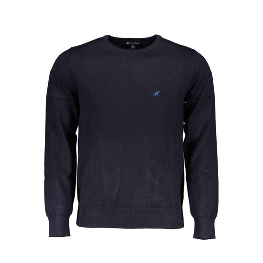 Blue Viscose Men's Sweater