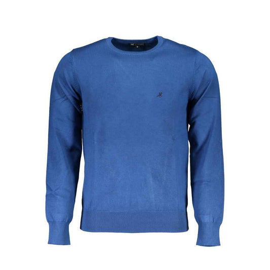 Blue Viscosa Men's Sweater