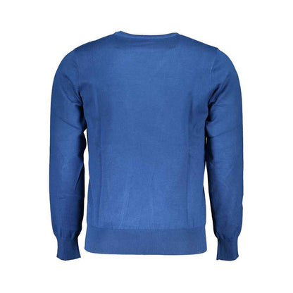 Blue Viscosa Men's Sweater