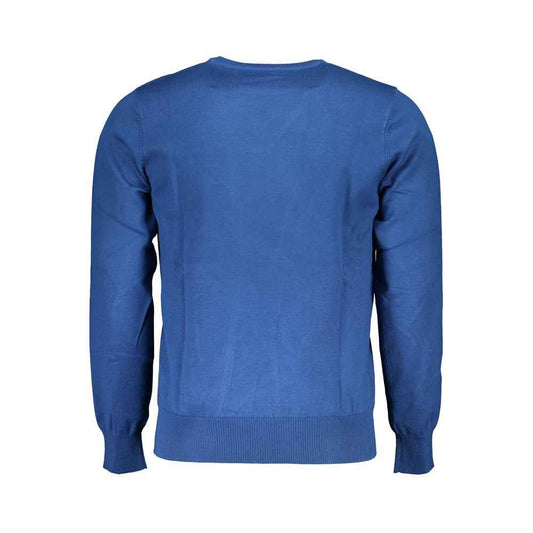 Blue Viscosa Men's Sweater