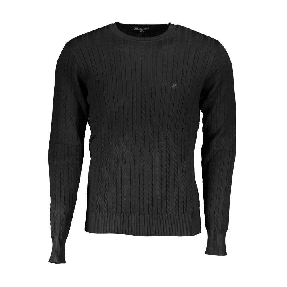Black Nylon Sweatshirt