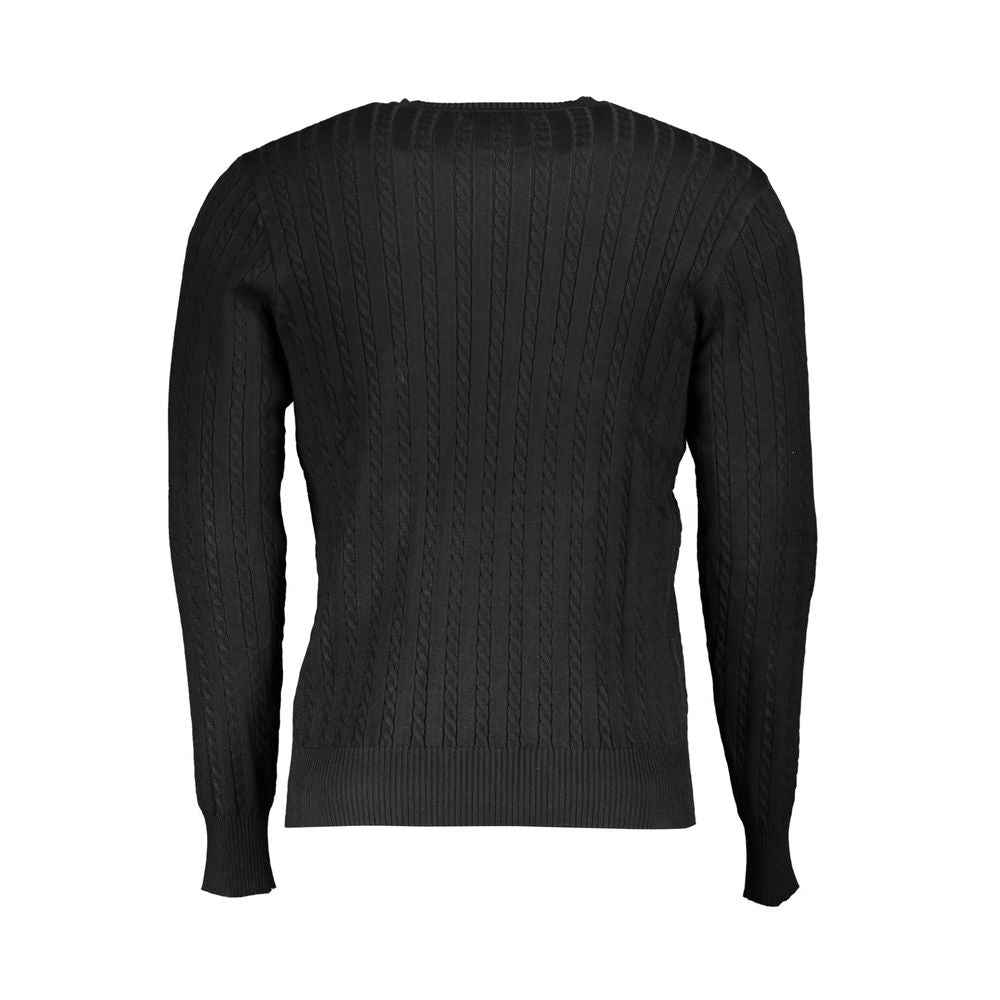 Black Nylon Sweatshirt