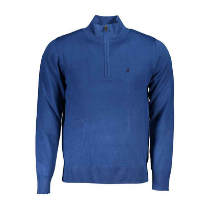 Blue Nylon Sweatshirt