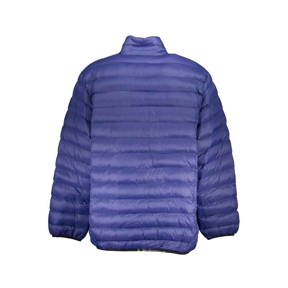 Blue Polyester Shell Jacket