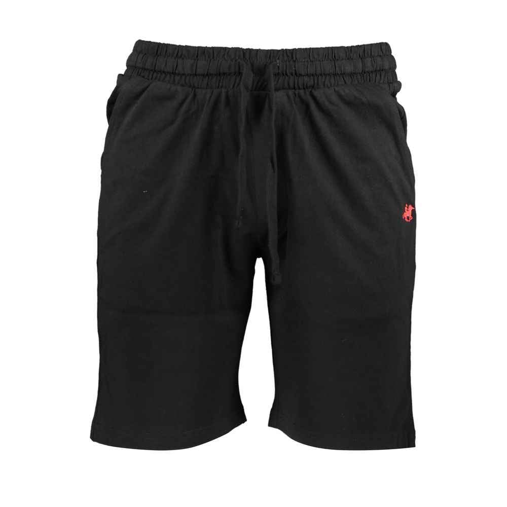 Black Cotton Men's Sweatpant
