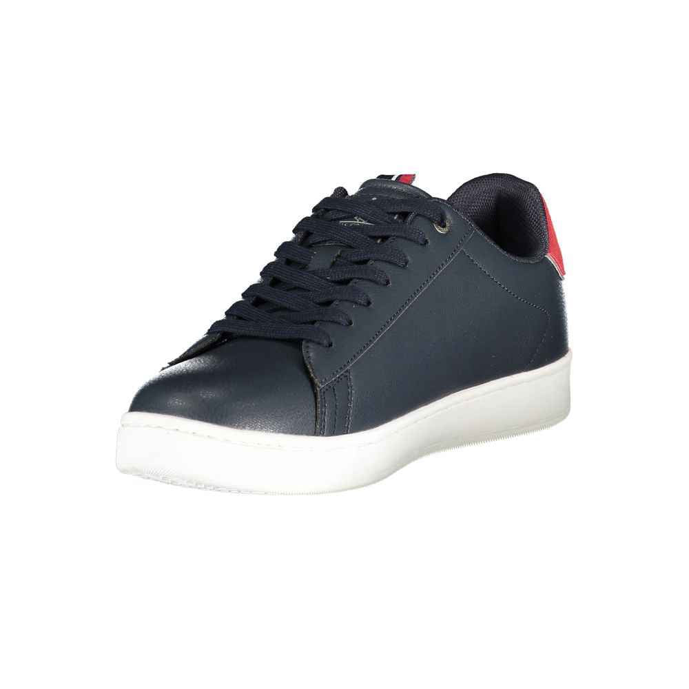Blue Polyurethane Men's Sneaker