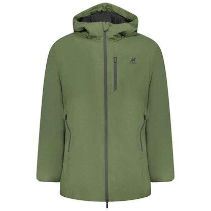 Verde Polyester Men Jacket