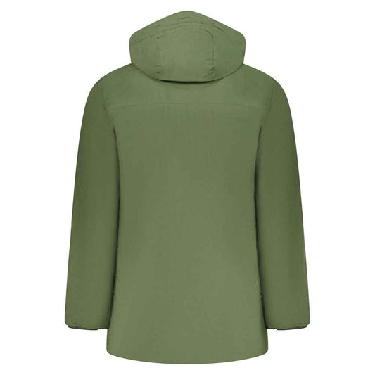 Verde Polyester Men Jacket