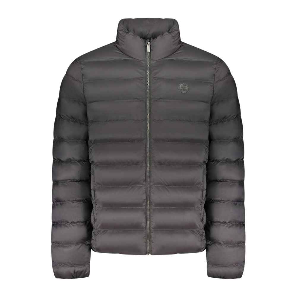 Black Polyester Men's Jacket
