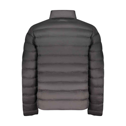 Black Polyester Men's Jacket