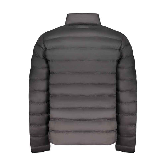 Black Polyester Men's Jacket