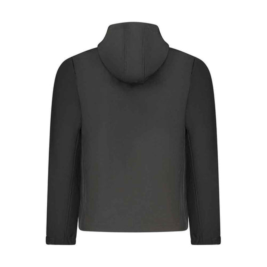 Black Polyester Mens Jacket