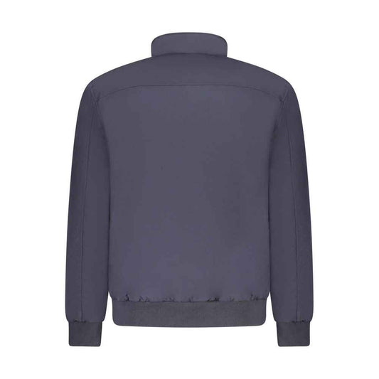 Blu Polyester Men's Jacket