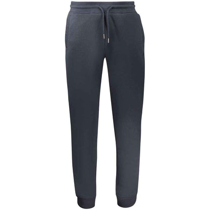 Blue Polyester Men's Sweatpant
