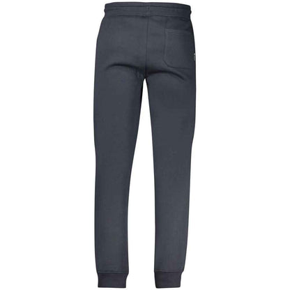 Blue Polyester Men's Sweatpant