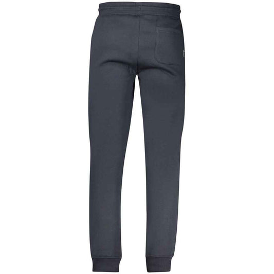 Blue Polyester Men's Sweatpant