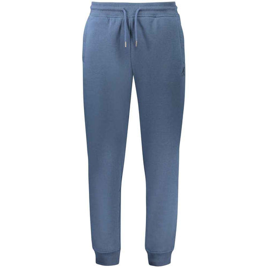 Blue Polyester Men's Trouser