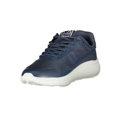 Blu Polyester Men Sneaker