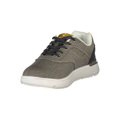 Grigio Poliestere Men Sneaker