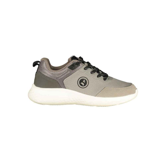 Grigio Poliestere Men Sneaker