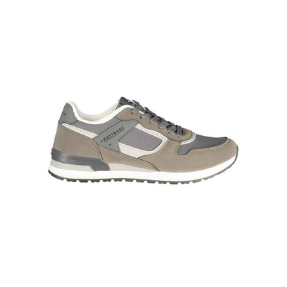 Grigio Polyurethane Men Sneaker