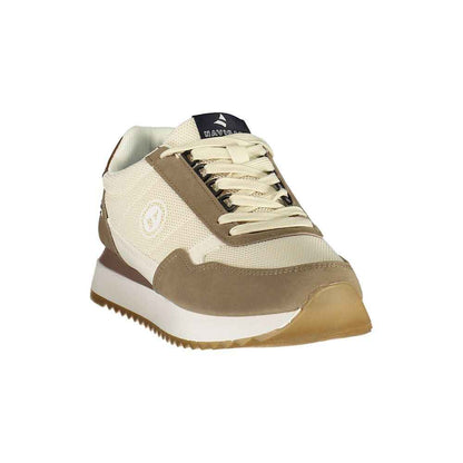 Beige Polyurethane Men Sneaker