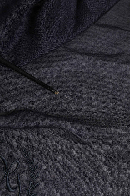 Blue Cashmere Fringes Wrap Foulard 70cm x 200cm  Scarf Men