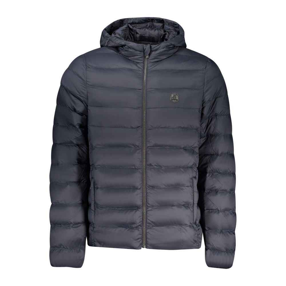 Blu Polyester Mens Jacket