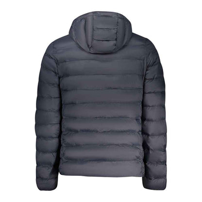 Blu Polyester Mens Jacket