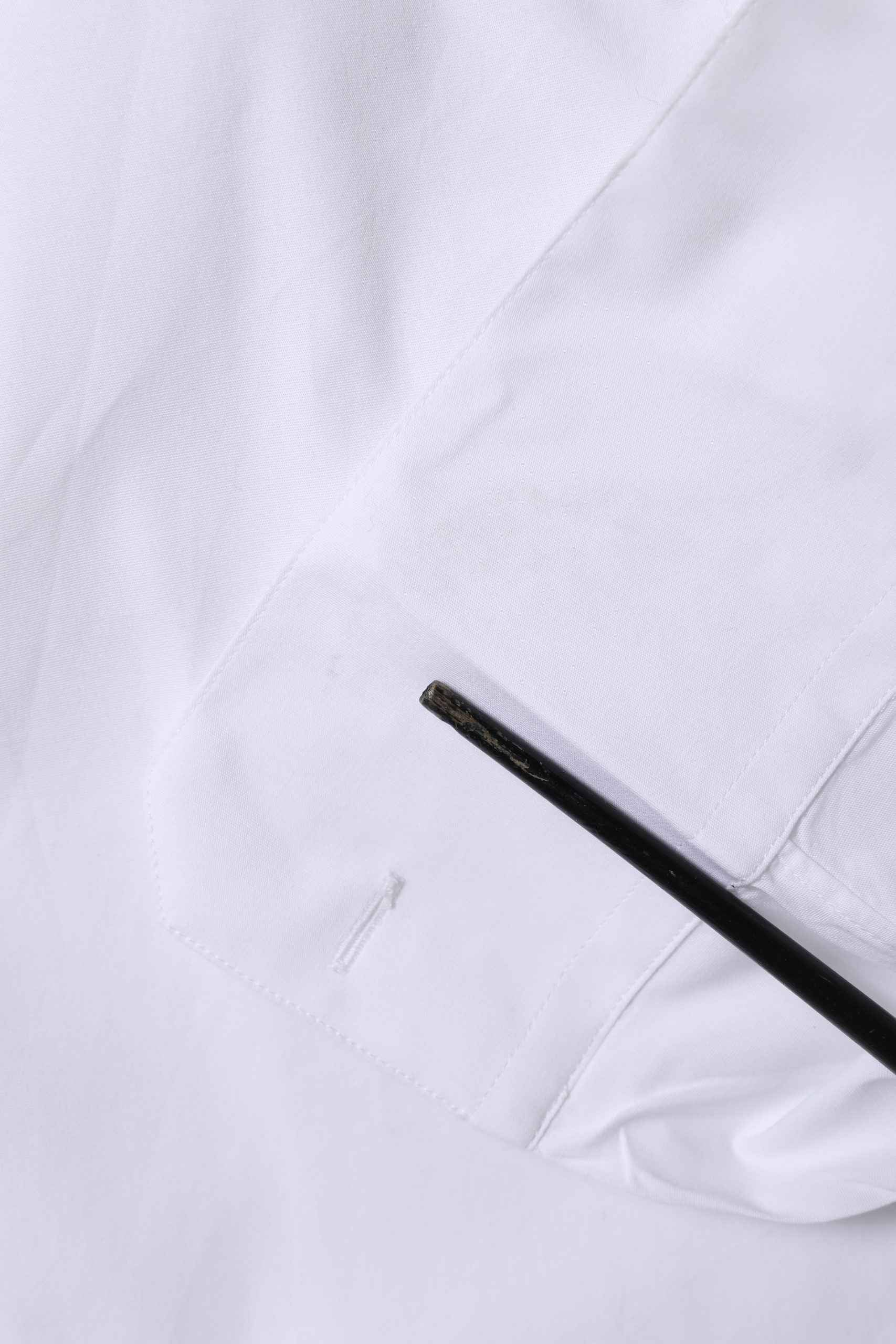 White Cotton GOLD Long Sleeves Formal Shirt