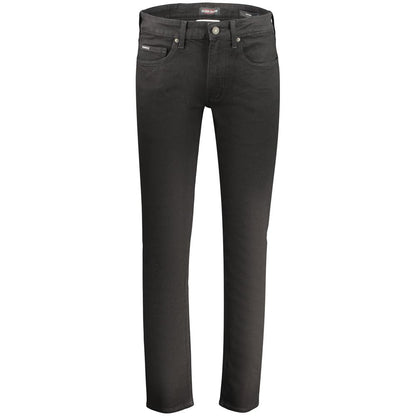 Black Cotton Mens Jeans