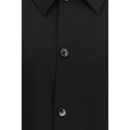Black Viscose Dress Shirt