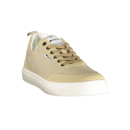 Beige Polyurethane Men Sneaker
